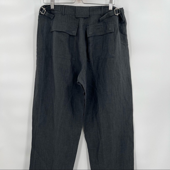 ARMANI Collezioni straight leg high rise grey pants - Picture 6 of 10